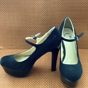Guess Faux Suede Heels